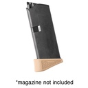 HOGUE 9MM RUB GRP PAD 6RD FDE 1