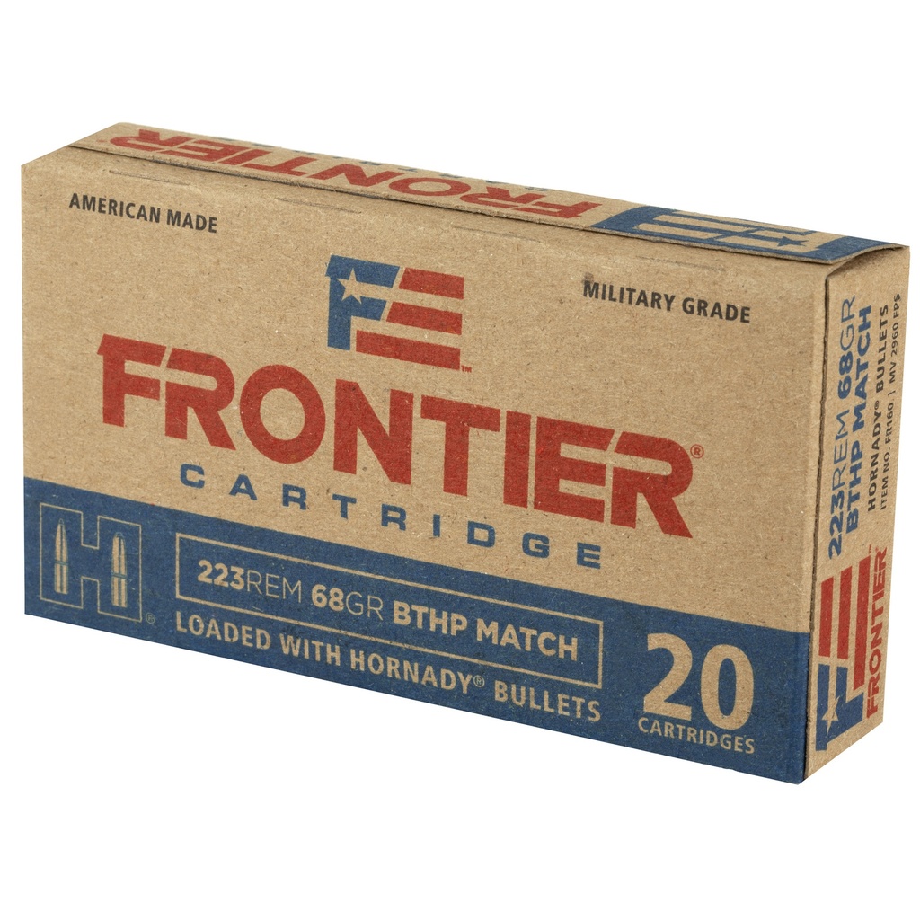 FRONTIER 223REM 68GR BTHP MTCH 20 2