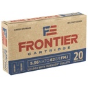 FRONTIER 556NATO 62GR FMJ 20/500 1