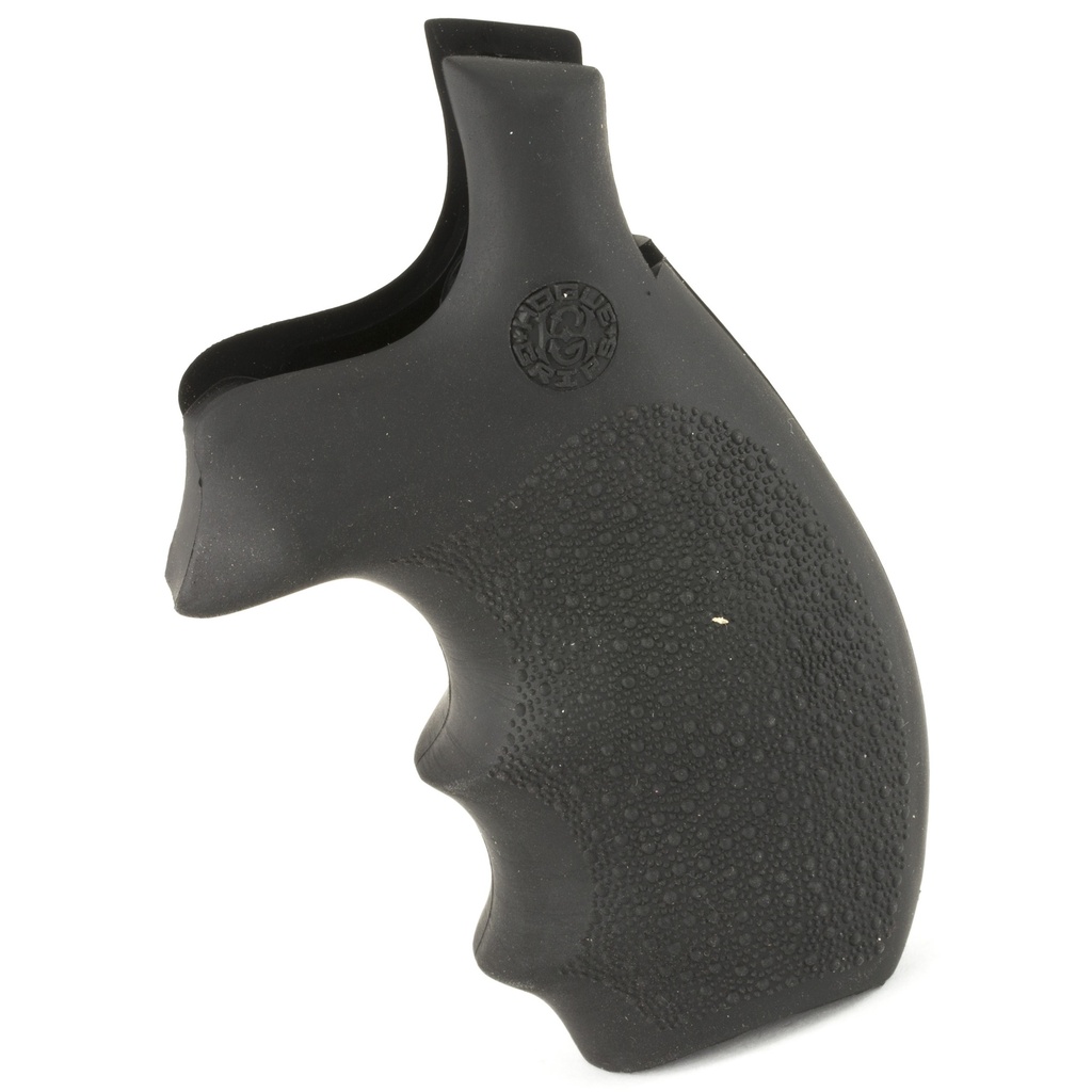 HOGUE GRIP S&W K/L RND BUTT BNTM BLK 1