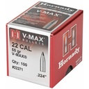 Hornady HRNDY V-MAX 22 CAL .224 55GR 100CT 2