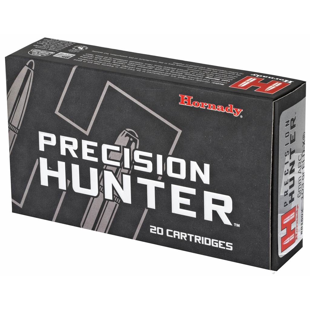 Hornady HRNDY 6MM ARC 103GR ELD-X 20/200 2