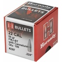 Hornady HRNDY 22CAL .224 55GR W/C 100CT 2