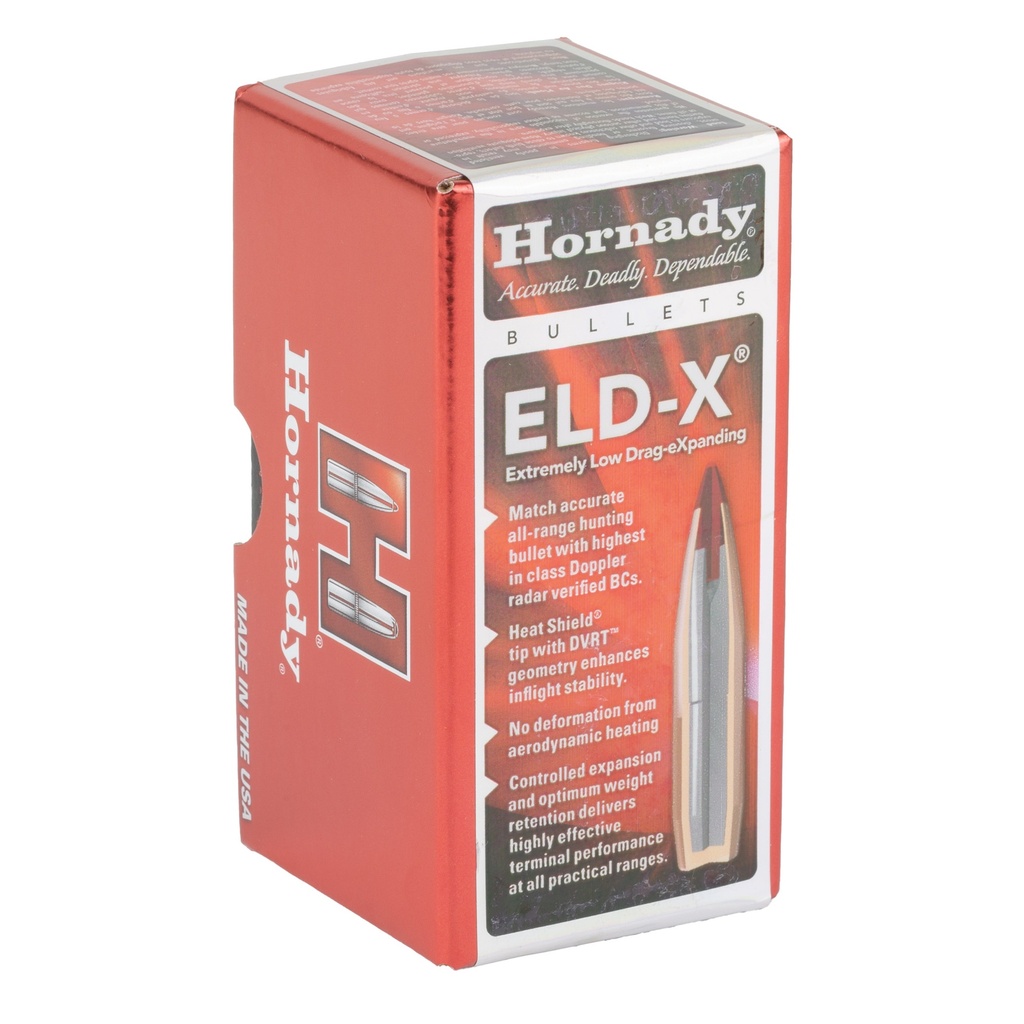 Hornady HRNDY 25CAL .257 128GR ELD-X 100CT 1