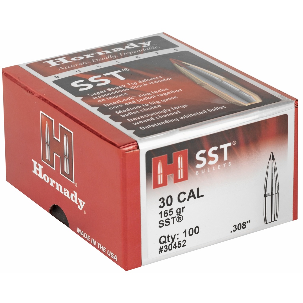 Hornady HRNDY SST 30CAL .308 165GR 100CT 1