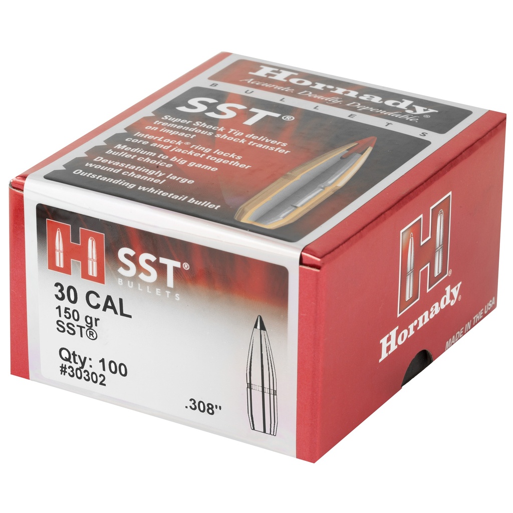 Hornady HRNDY SST 30CAL .308 150GR 100CT 2
