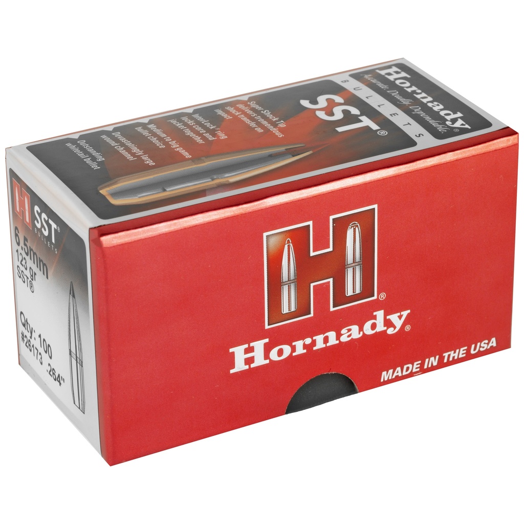 Hornady HRNDY SST 6.5MM .264 123GR 100CT 1