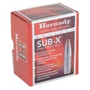 Hornady HRNDY 338CAL .338 307GR SUB-X 50CT 1