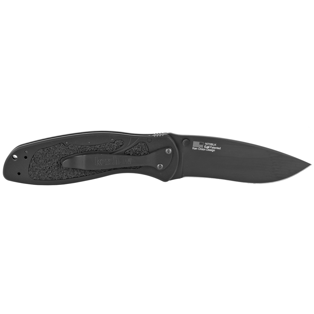 KERSHAW KEN ONION BLUR BLK PLN 1