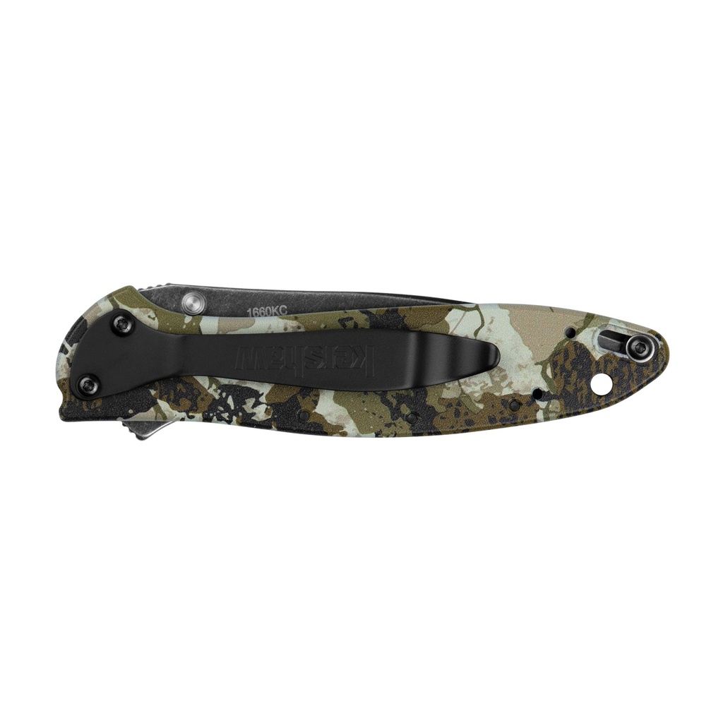 KERSHAW LEEK 3" KINGS CAMO BLKWASH 2