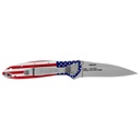 KERSHAW LEEK 3" USA FLAG/SLV 1