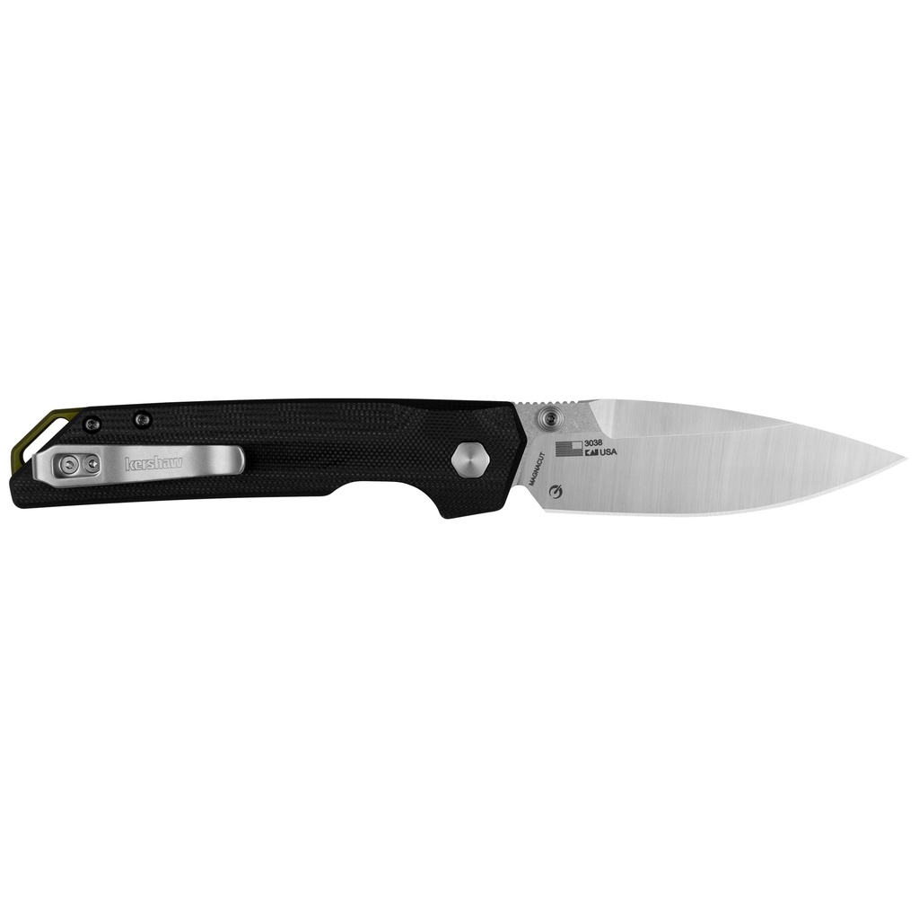 KERSHAW IRIDIUM BUTTON LOCK 3.45" BK 1