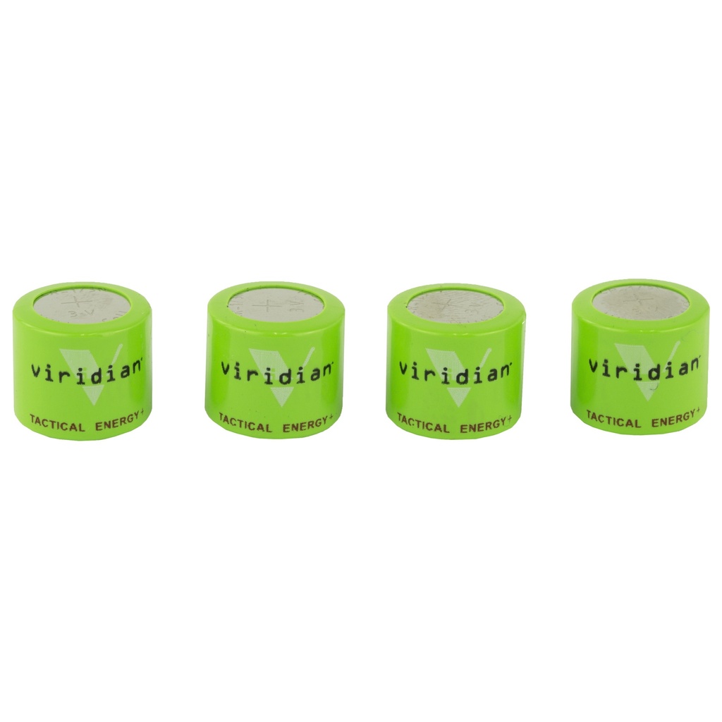 VIRIDIAN 1/3N LITHIUM BATTERY 4PK 1