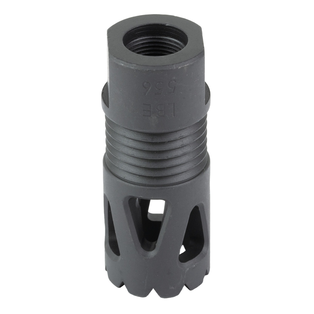 LBE FLASH HIDER TRI-PORTS 1/2X28 BLK 1