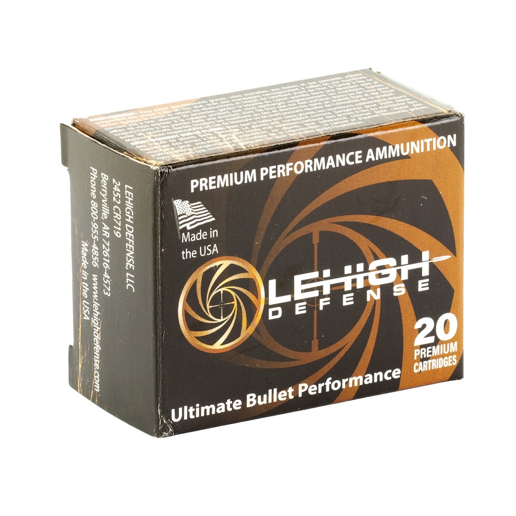 LEHIGH XTRM DFNS .380ACP 68GR 20/200 1