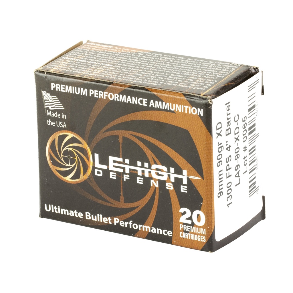 LEHIGH XTRM DFNS 9MM 90GR 20/200 2