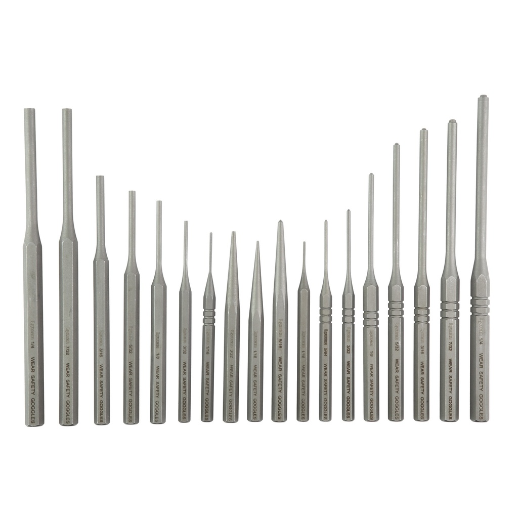 LYMAN ARMORER'S 18 PC HEX PUNCH SET 1