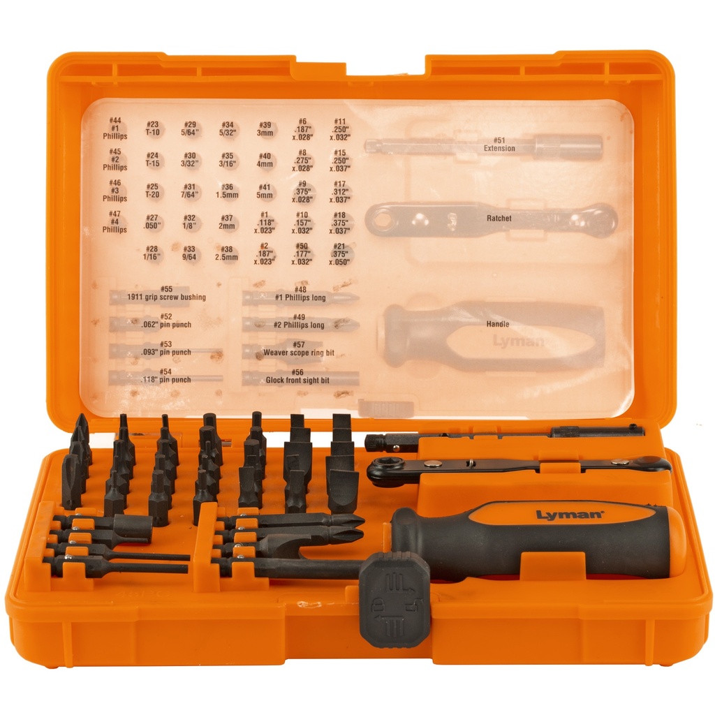 LYMAN GUNSMITH 45 PIECE TOOL KIT 1