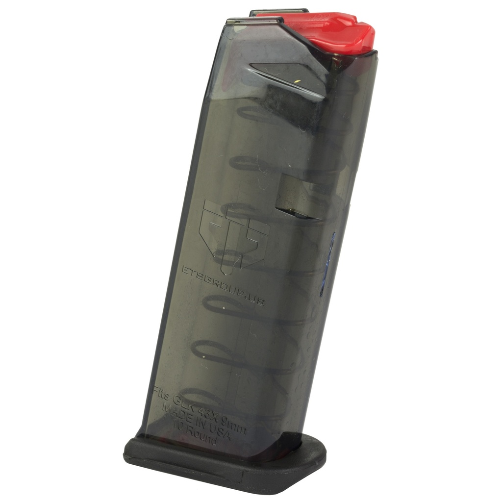 Elite Tactical Systems Group ETS MAG FOR GLK 43X 9MM 10RD CRB SMK 1