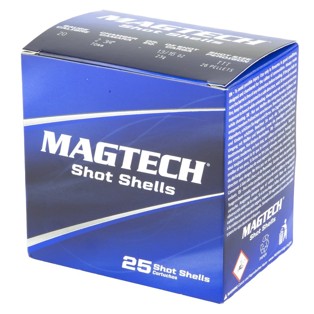 MAGTECH 20GA 2.75" TTT 25/250 2