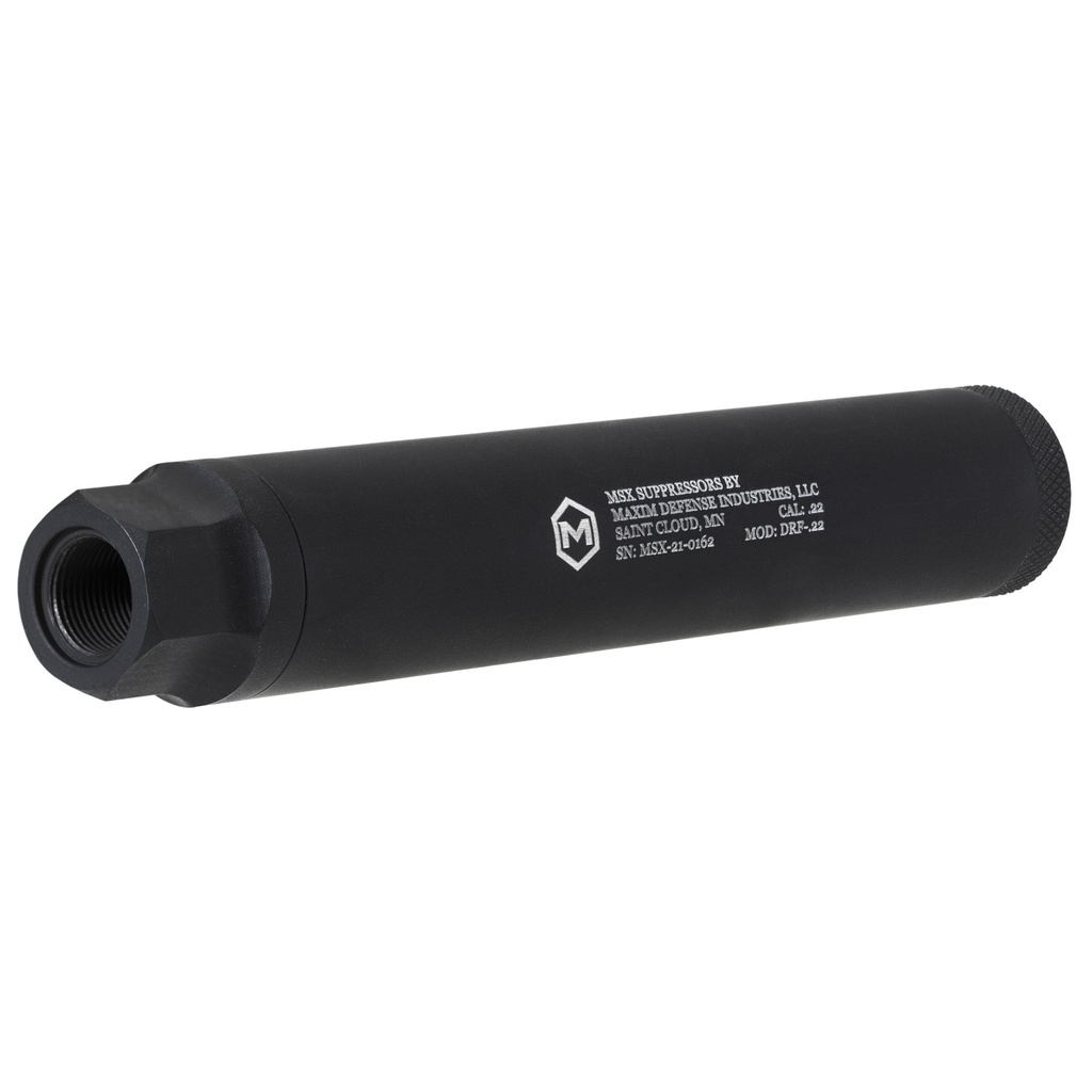 MAXIM MS22 DT SUPPRESSOR 22LR BLK 1