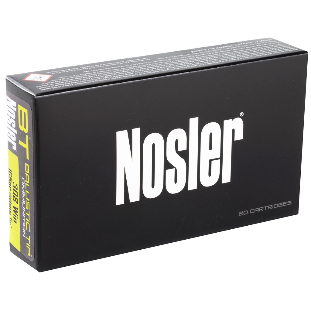 NOSLER 308WIN 165GR BT HUNT 20/200 1