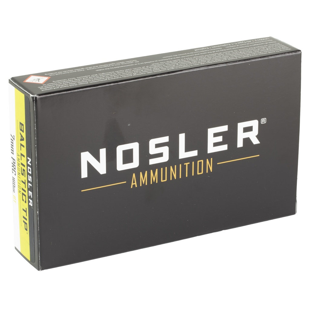 NOSLER 7MM PRC 160GR BT 20/200 1