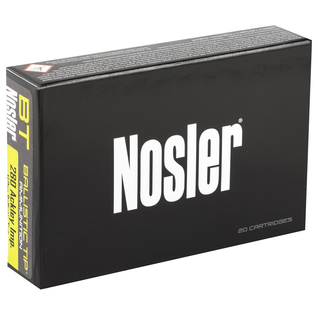 NOSLER 280ACKLY IMP 140GR BT 20/200 1