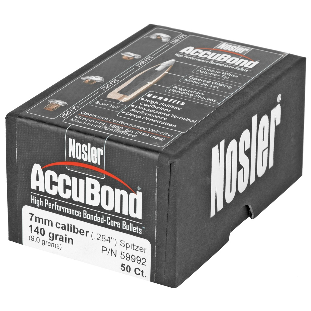 NOSLER 7MM 140GR ACCUBOND 50CT 2