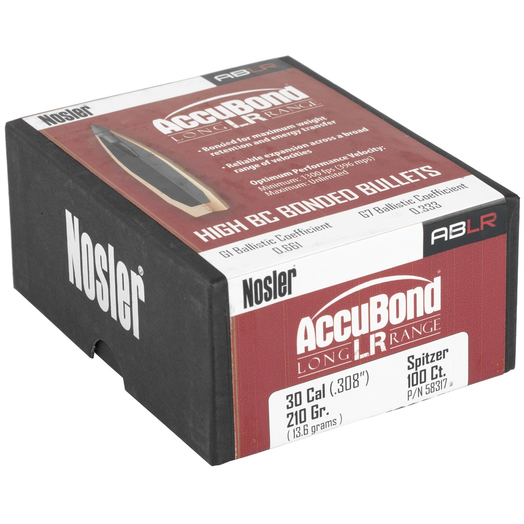 NOSLER ABLR 30 CAL 210GR SP 100CT 1
