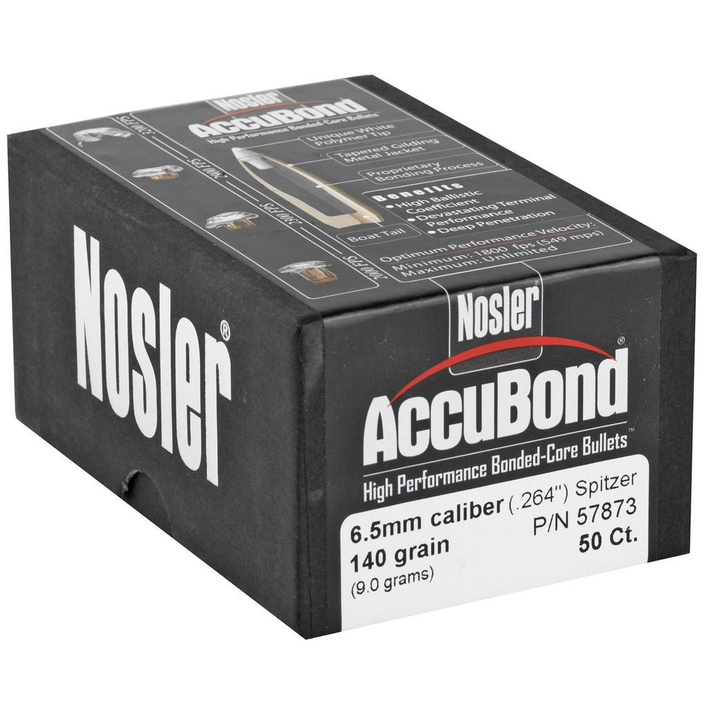 NOSLER 6.5MM 140GR ACCUBOND 50CT 1
