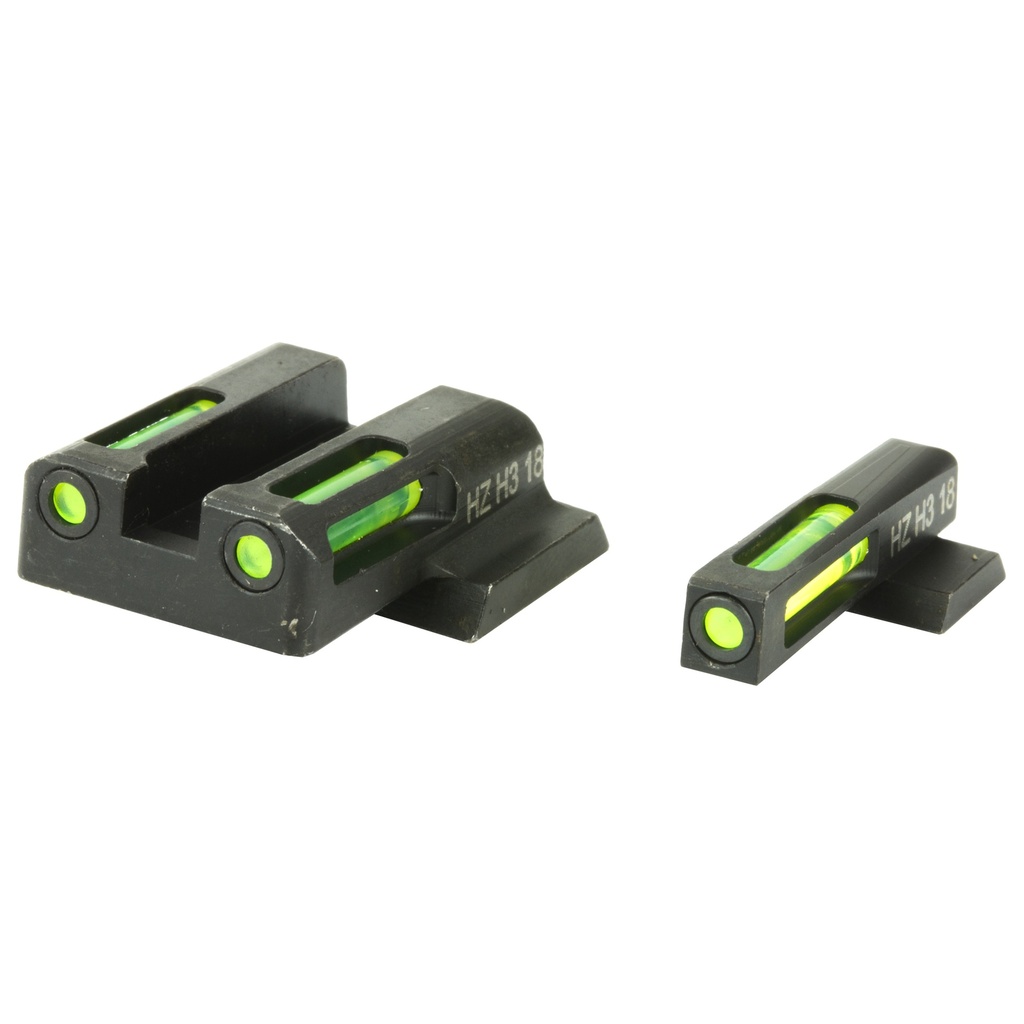 Hi-Viz HIVIZ H3 NS S&W M&P SHIELD G/G WH 1