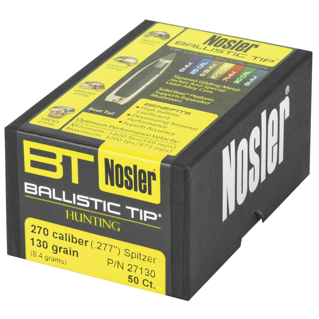 NOSLER 270 CAL 130GR 50CT 2