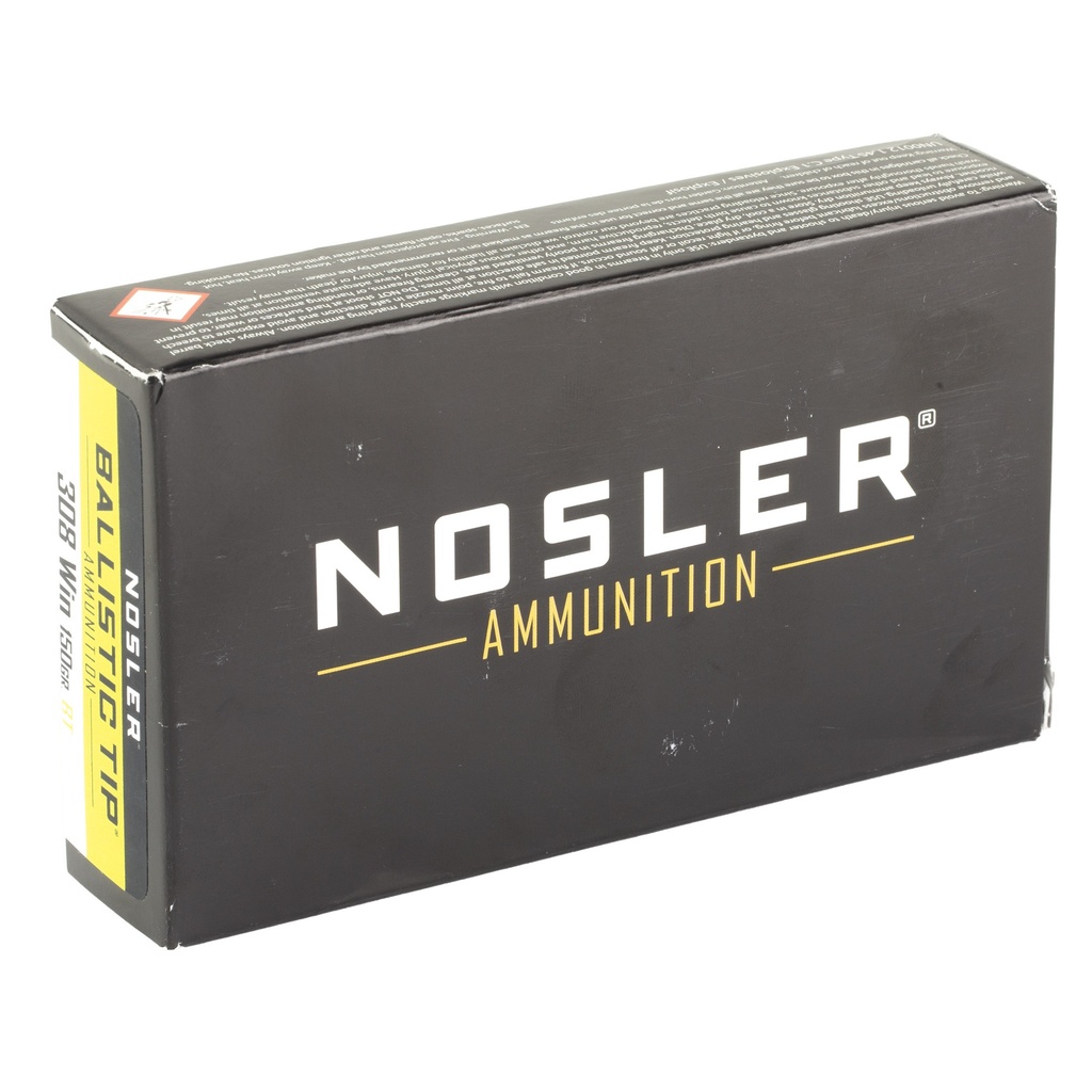 NOSLER 308 WIN 150GR BT 20/200 1