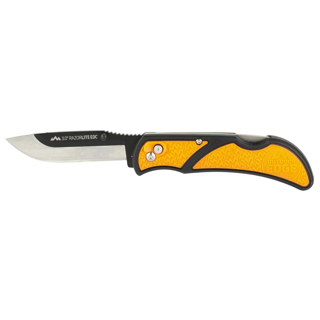 Outdoor Edge OD EDGE RAZOR-EDC LT 3" 4 BLDS ORG 1