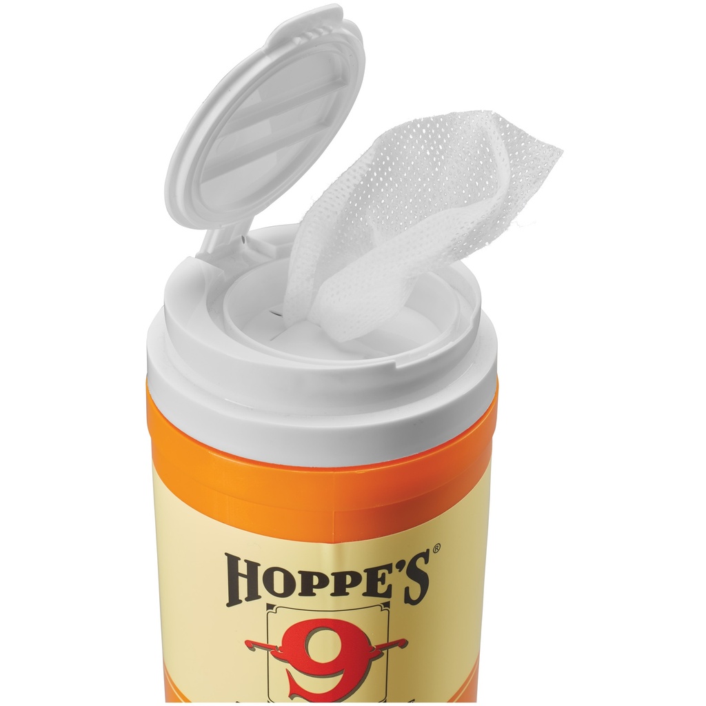 Hoppe's HOPPES GUN OIL WIPES 7X8" 120CT 1