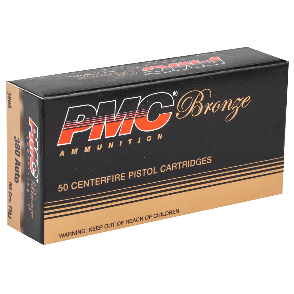 PMC BRNZ 380ACP 90GR FMJ 50/1000 1