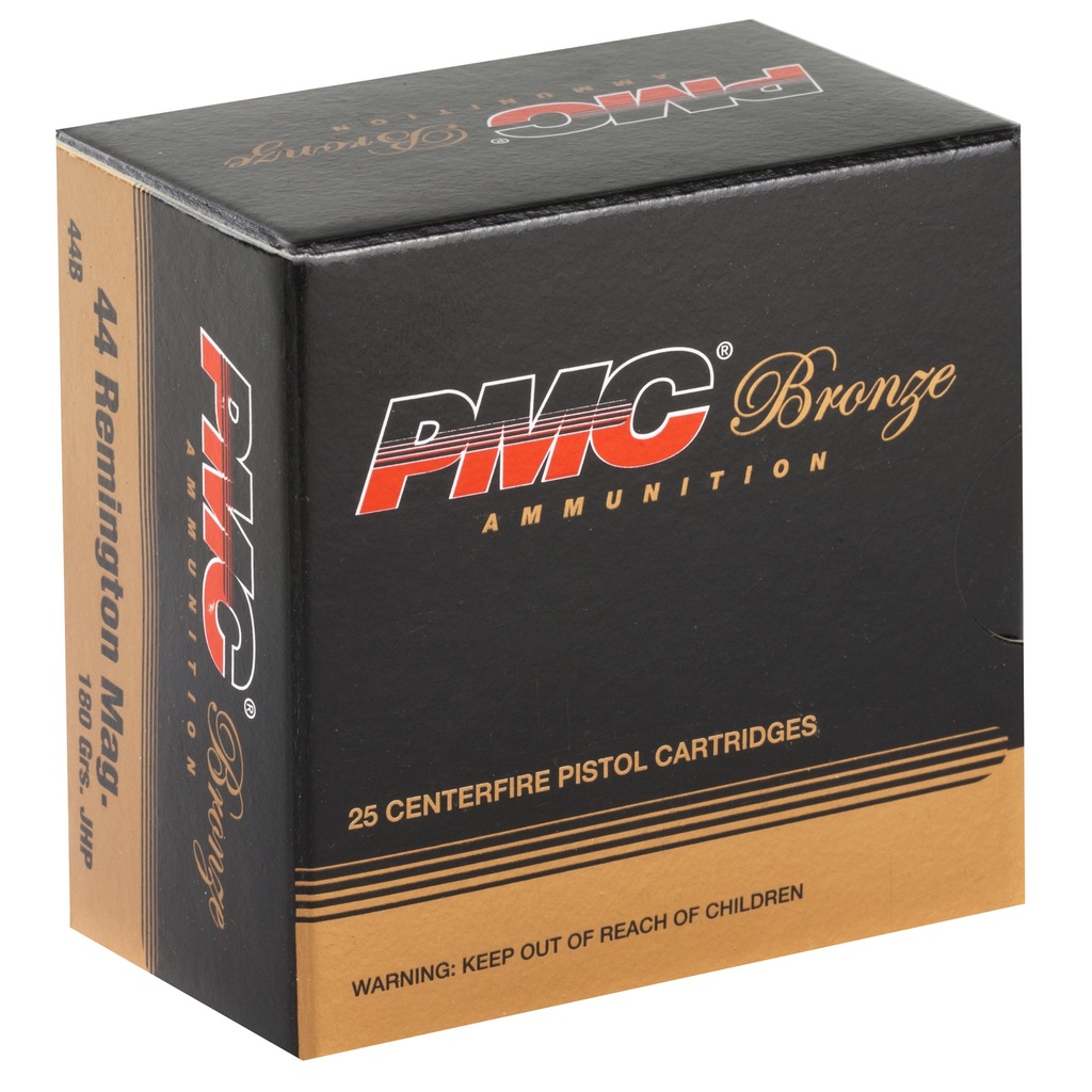 PMC BRNZ 44MAG 180GR JHP 25/500 1