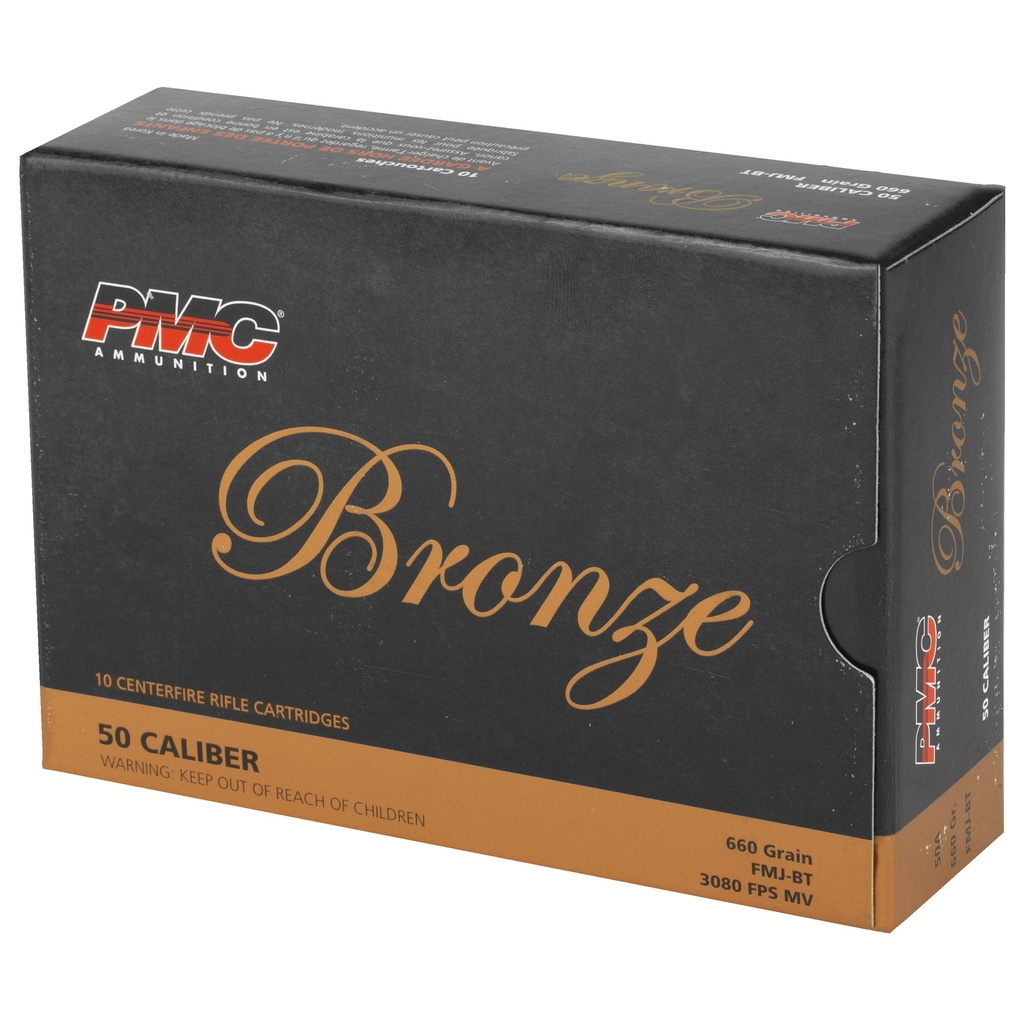 PMC BRNZ 50BMG 660GR FMJ BT 10/200 2