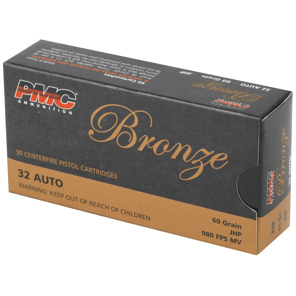 PMC BRNZ 32ACP 60GR JHP 50/1000 2