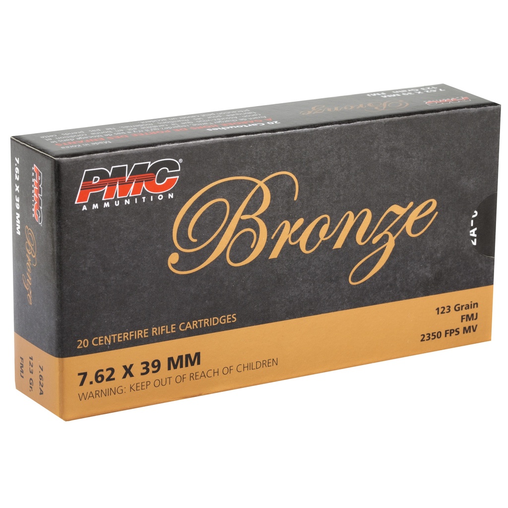 PMC BRNZ 7.62X39 123GR FMJ 20/500 1