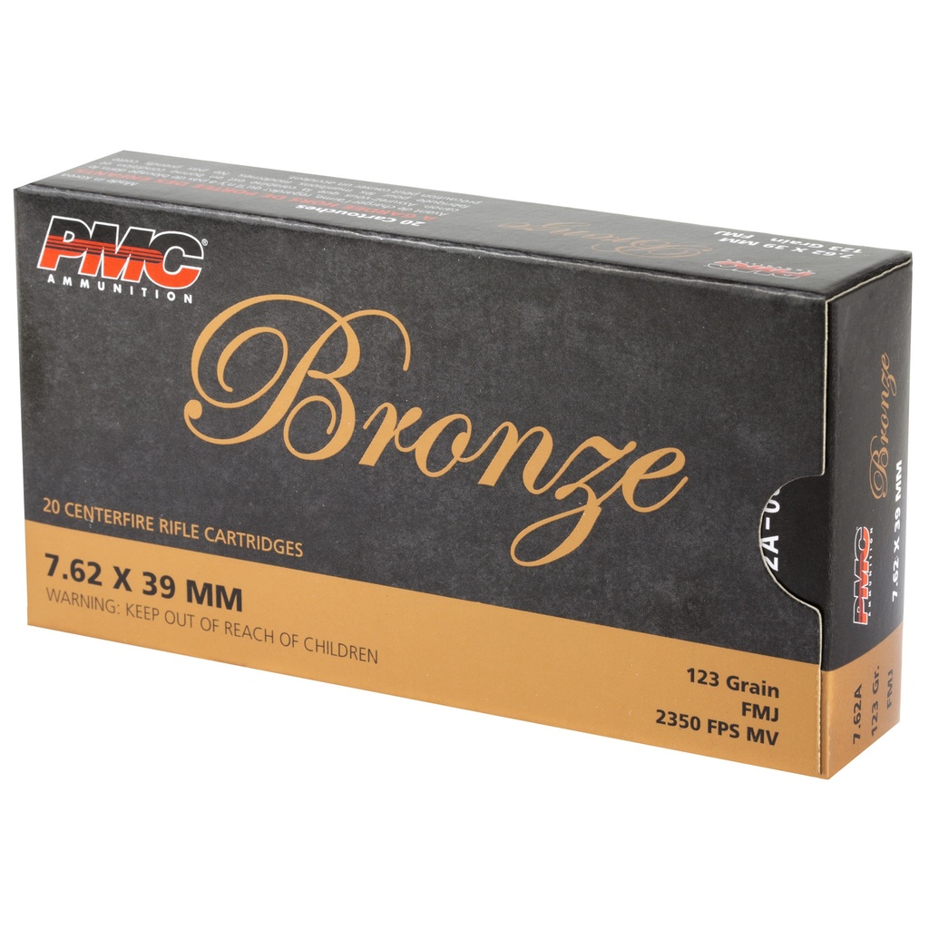 PMC BRNZ 7.62X39 123GR FMJ 20/500 2