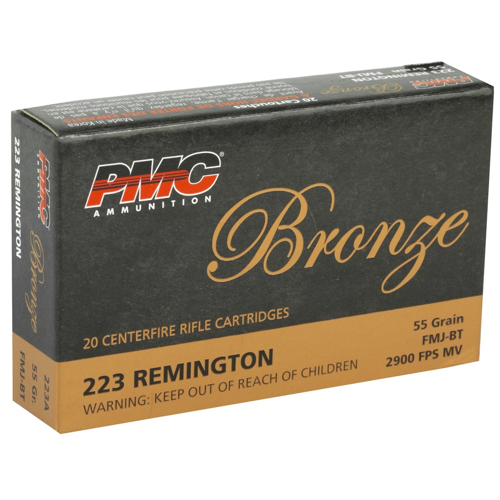 PMC BRNZ 223REM 55GR FMJ 20/1000 1