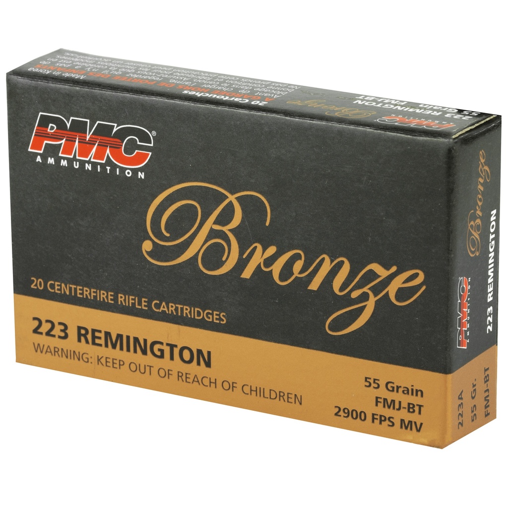 PMC BRNZ 223REM 55GR FMJ 20/1000 2