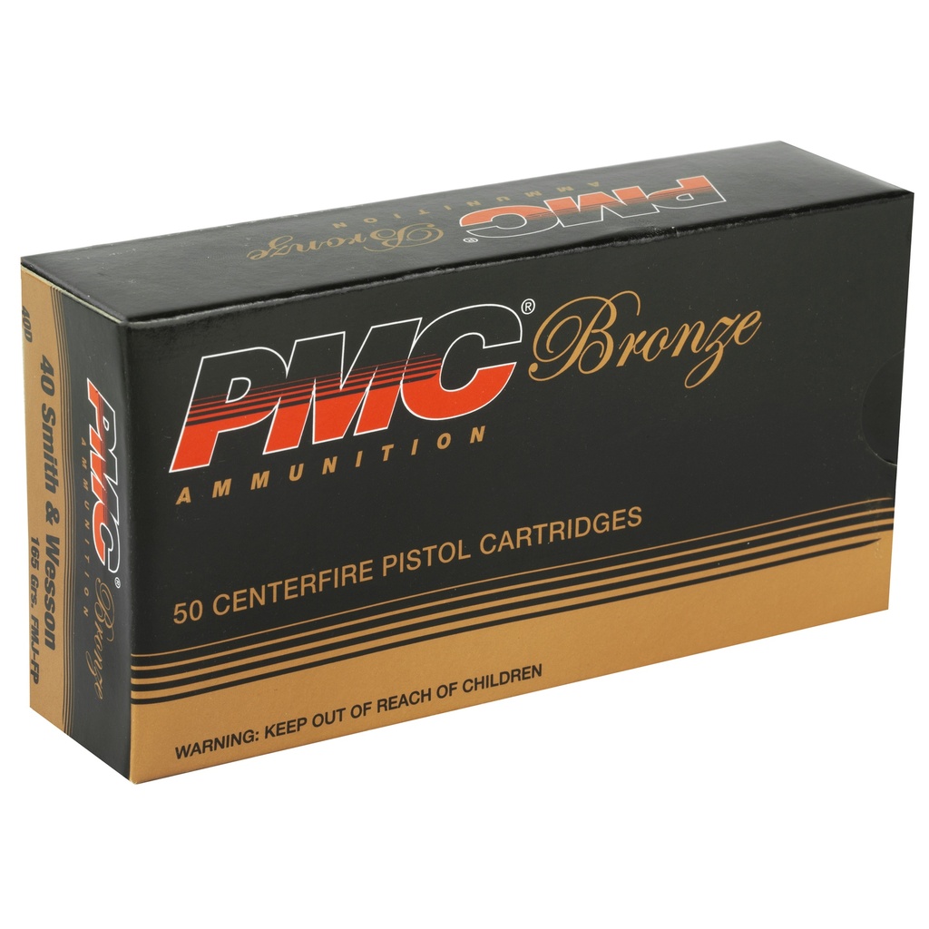 PMC BRNZ 40SW 165GR FMJ 50/1000 1