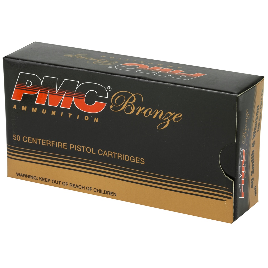 PMC BRNZ 40SW 165GR FMJ 50/1000 2