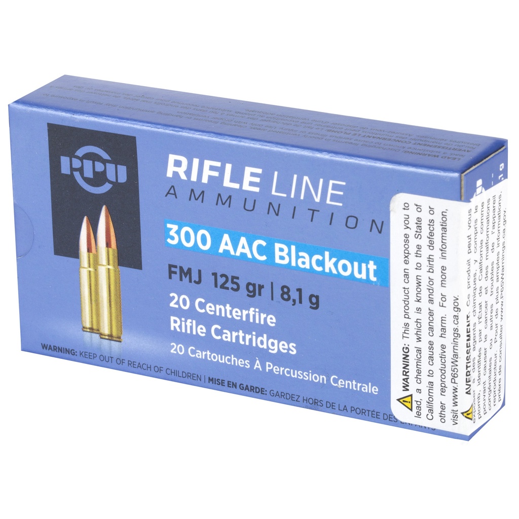 Prvi Partizan PPU 300BLK FMJ 125GR 20/1000 2