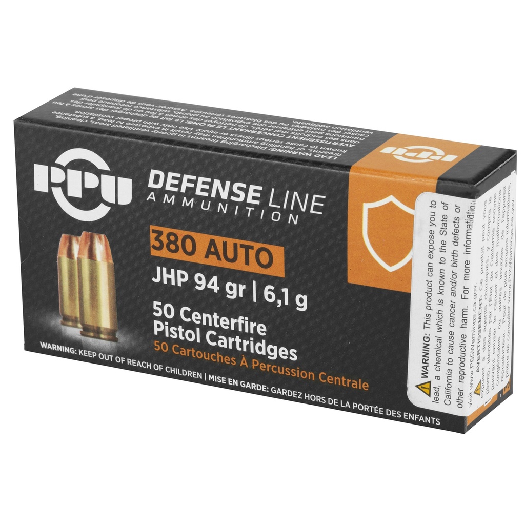 Prvi Partizan PPU 380ACP JHP 94GR 50/1000 2