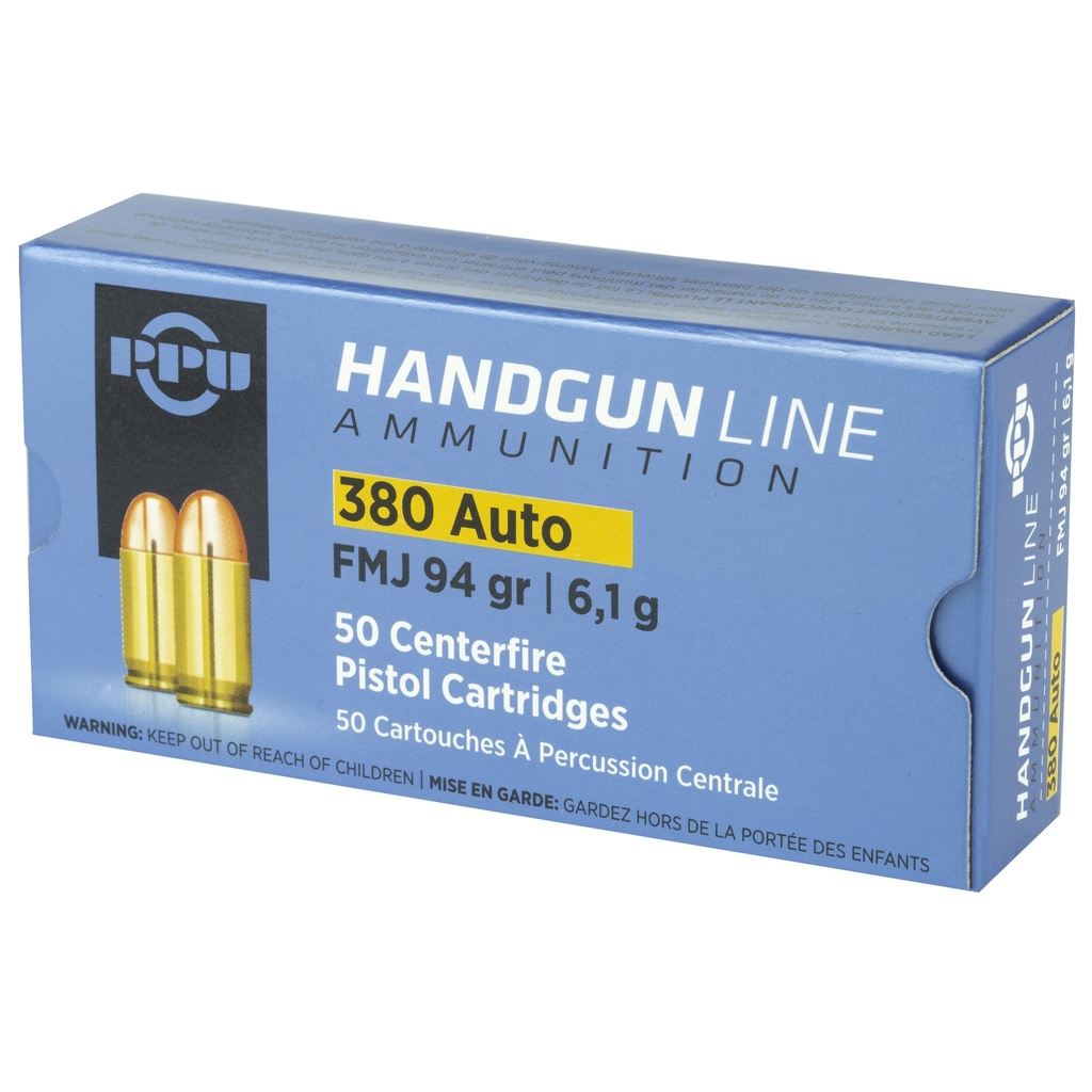 Prvi Partizan PPU 380ACP FMJ 94GR 50/1000 2