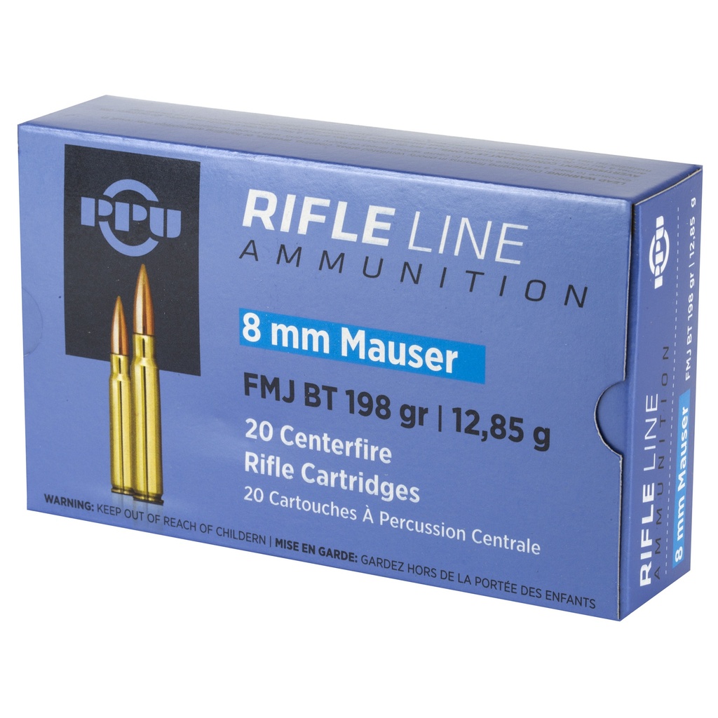 Prvi Partizan PPU 8MM MAUSER FMJ 198GR 20/200 2